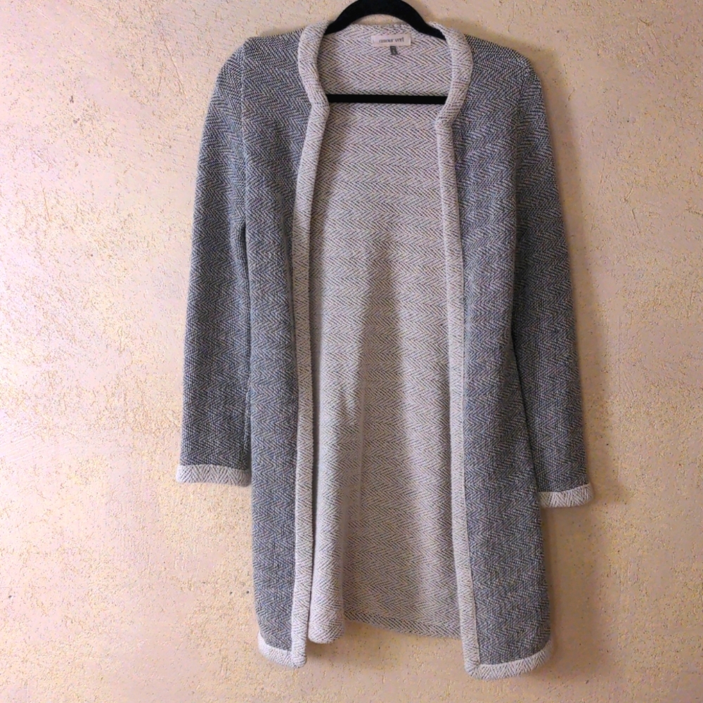 Amour Vert Clemence Organic Cotton Open Cardigan - Picture 4 of 10